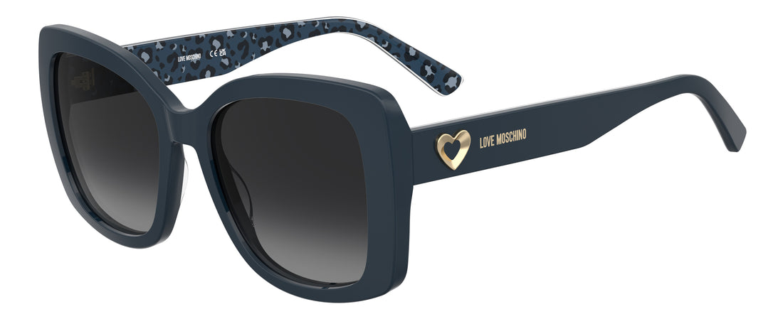 Lunettes de soleil moschino love mol107/s pjp 9o azul square femenino taille 54mm - Vue principale