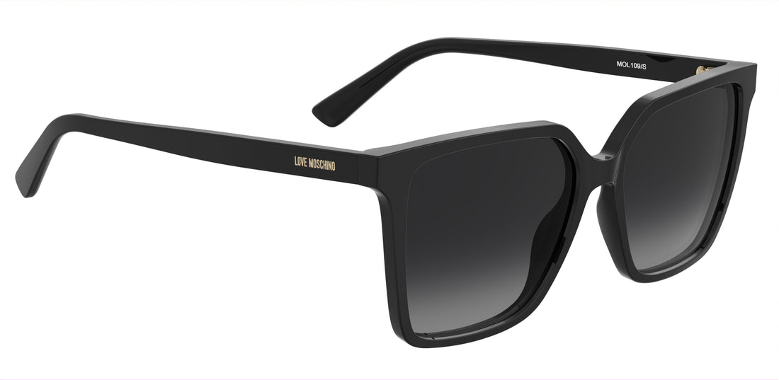 Lunettes de soleil moschino love mol109/s 807 9o negro square femenino taille 55mm - Vue détaillée