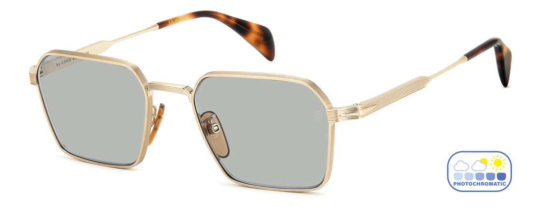 Sonnenbrillen david beckham db 1245/s 0nr 8j dorado rectangular masculino größe 53mm - Hauptansicht