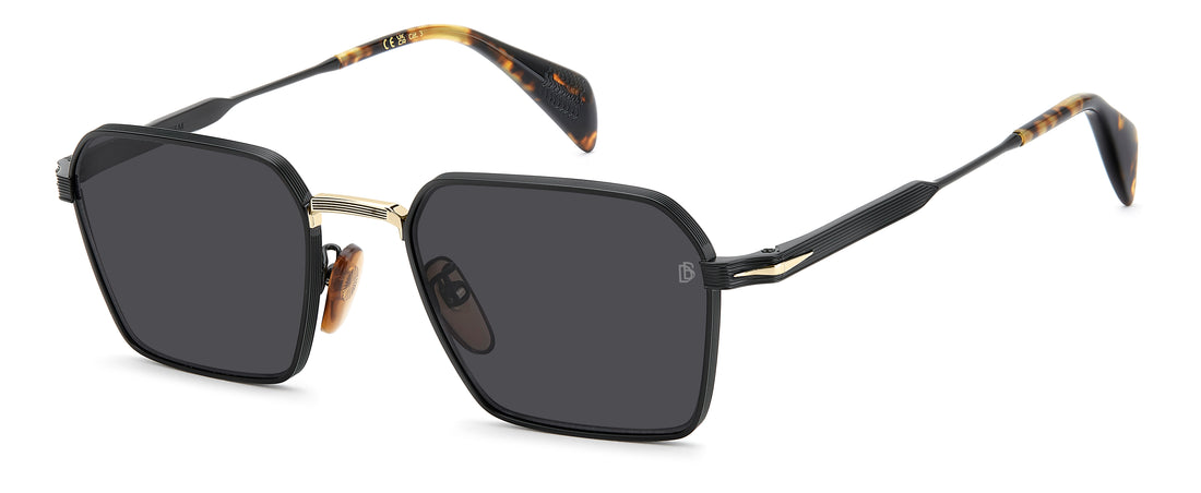 Sonnenbrillen david beckham db 1245/s 2m2 2k negro rectangular masculino größe 53mm - Hauptansicht