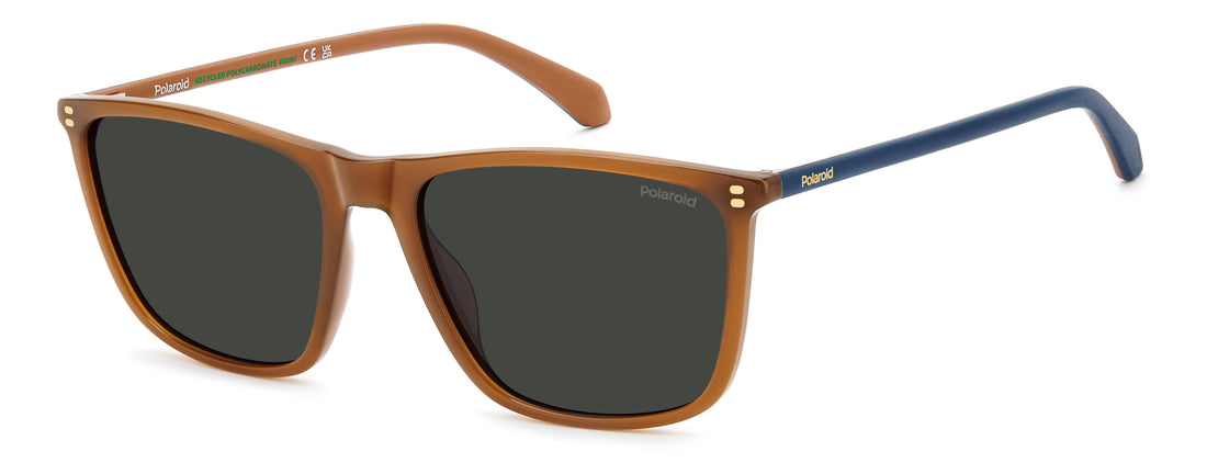 Sonnenbrillen polaroid pld 4210/s/x l7q m9 naranja rectangular masculino größe 59mm - Hauptansicht