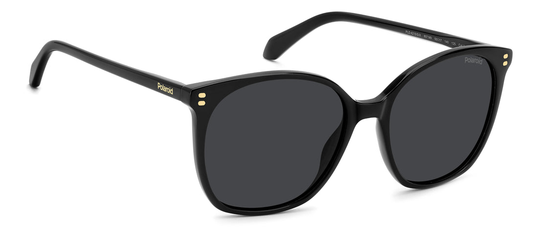 Sonnenbrillen polaroid pld 4215/s/x 807 m9 negro square femenino größe 55mm - Detailansicht