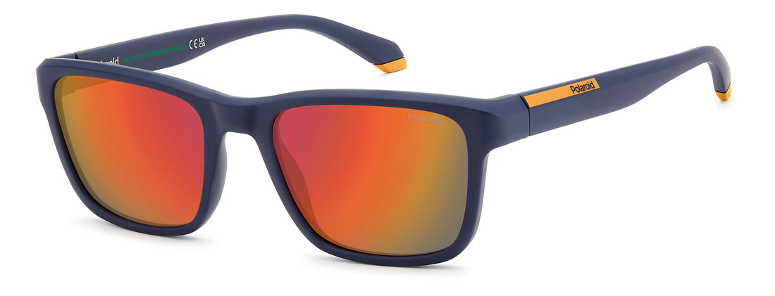 Sonnenbrillen polaroid pld 2174/s fll oz azul rectangular masculino größe 54mm - Hauptansicht