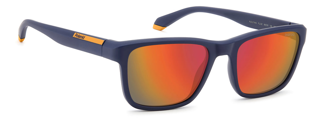 Sonnenbrillen polaroid pld 2174/s fll oz azul rectangular masculino größe 54mm - Detailansicht