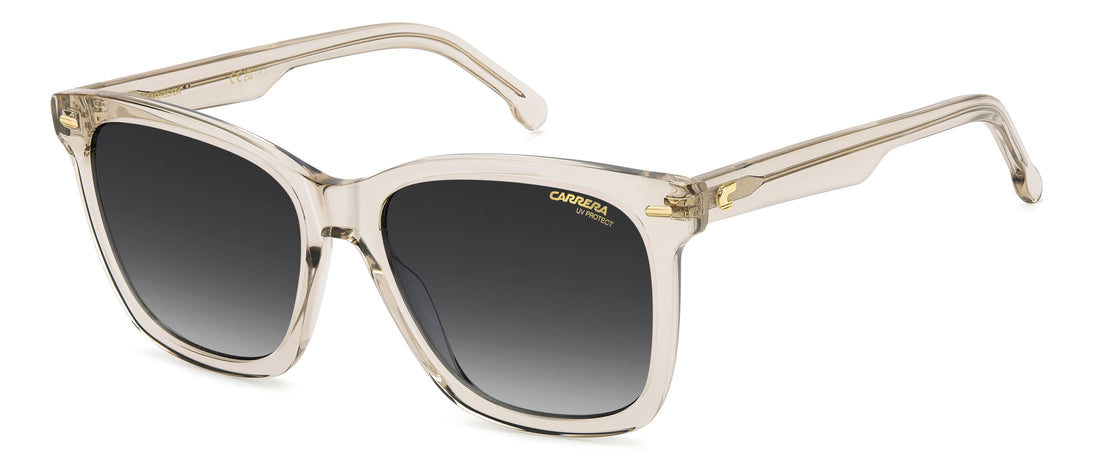 Solglasögon carrera 3113/s 10a 9o beige square femenino storlek 56mm - Huvudvy