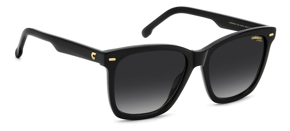 Solglasögon carrera 3113/s 807 9o negro square femenino storlek 56mm - Detaljvy