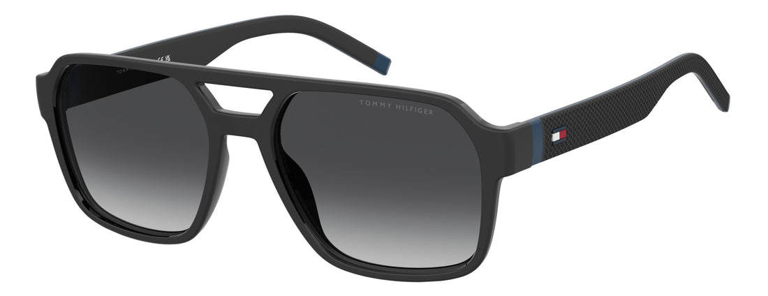 Sonnenbrillen tommy hilfiger th 2376/s 807 9o negro rectangular masculino größe 57mm - Hauptansicht