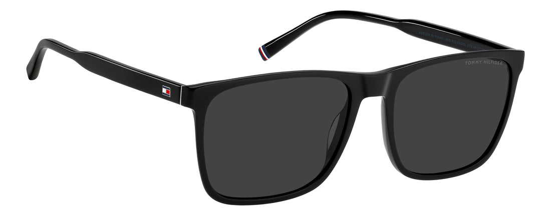 Sonnenbrillen tommy hilfiger th 2390/s 807 ir negro rectangular masculino größe 58mm - Detailansicht