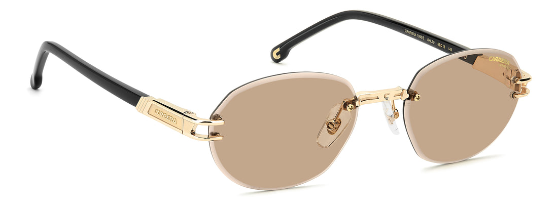 Lunettes de soleil carrera 1088/s rhl 70 dorado oval femenino taille 53mm - Vue détaillée