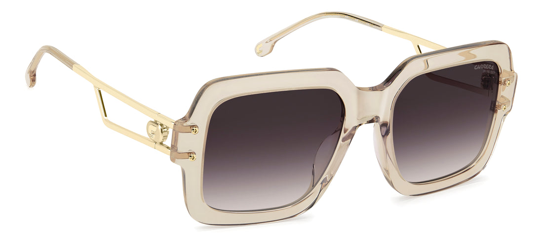 Lunettes de soleil carrera 3104/s 10a 3x beige square femenino taille 55mm - Vue détaillée