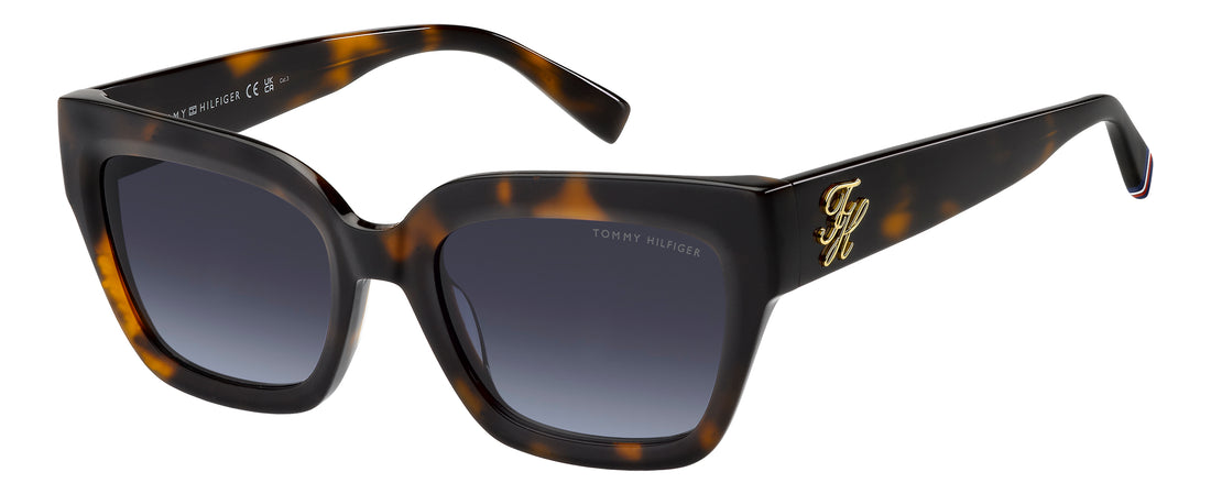 Sonnenbrillen tommy hilfiger th 2402/s 05l 08 havana rectangular femenino größe 53mm - Hauptansicht