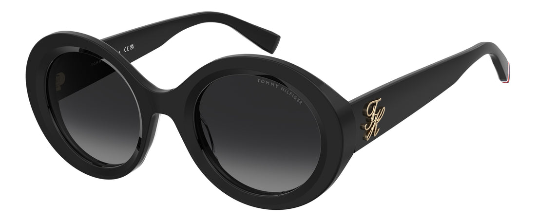 Sonnenbrillen tommy hilfiger th 2403/s 807 9o negro round femenino größe 52mm - Hauptansicht