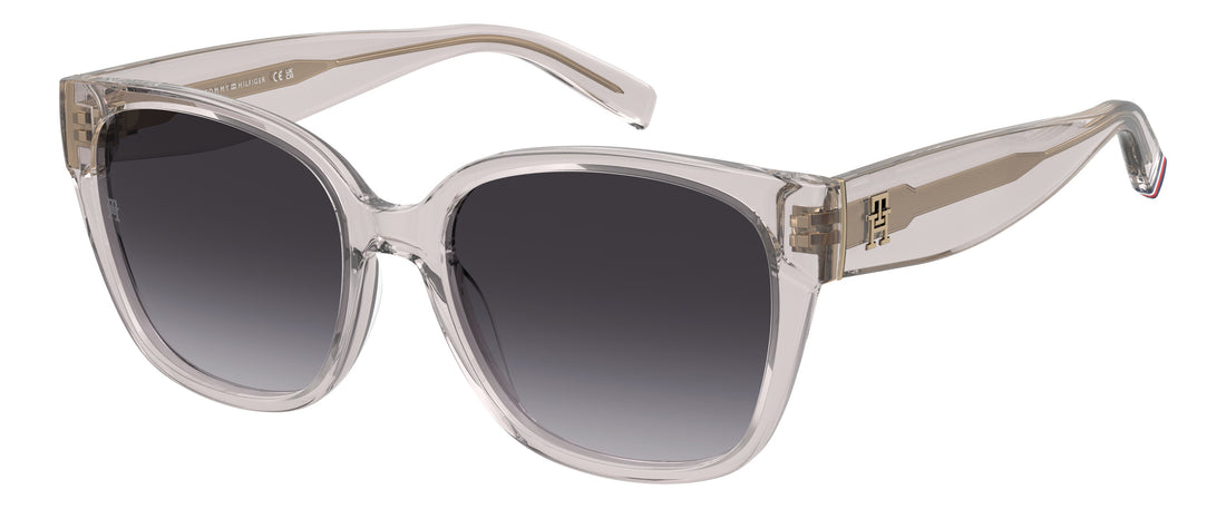 Sonnenbrillen tommy hilfiger th 2398/s 35j dg rosa square femenino größe 55mm - Hauptansicht
