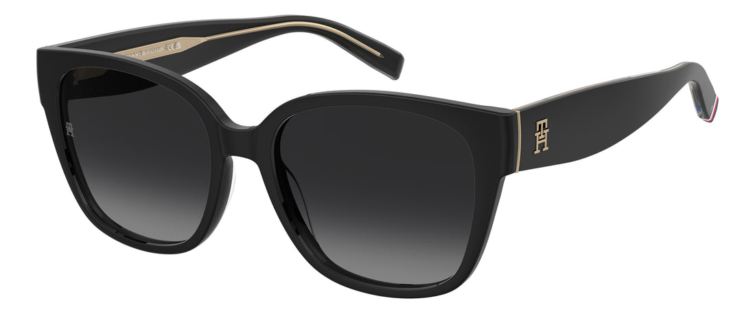 Sonnenbrillen tommy hilfiger th 2398/s 807 9o negro square femenino größe 55mm - Hauptansicht