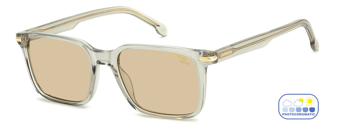 Sonnenbrillen carrera 391/s 1ed ii verde rectangular masculino größe 53mm - Hauptansicht