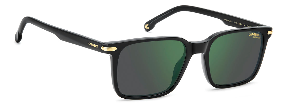 Sonnenbrillen carrera 391/s 807 q3 negro rectangular masculino größe 53mm - Detailansicht