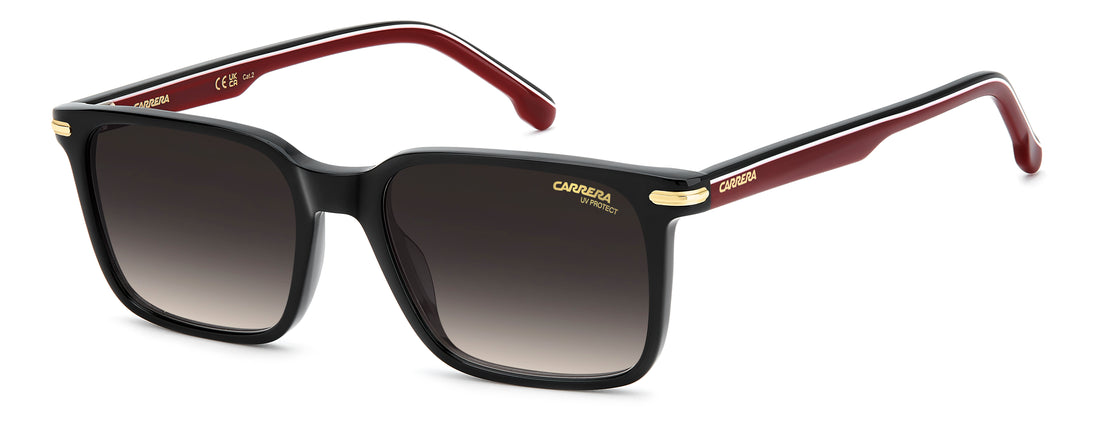 Sonnenbrillen carrera 391/s oit 9o negro rectangular masculino größe 53mm - Hauptansicht