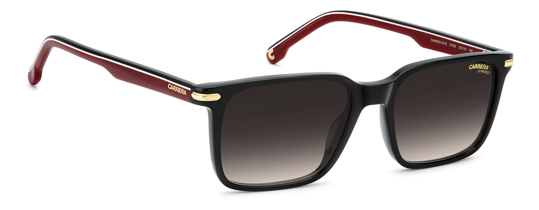 Sonnenbrillen carrera 391/s oit 9o negro rectangular masculino größe 53mm - Detailansicht