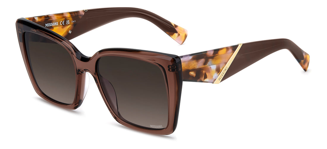 Sonnenbrillen missoni mis 0294/g/s 09q ha marron rectangular femenino größe 55mm - Hauptansicht