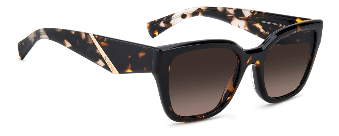 Sonnenbrillen missoni mis 0295/s 086 ha havana rectangular femenino größe 54mm - Detailansicht