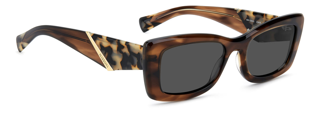 Sonnenbrillen missoni mis 0296/s 2ok ir havana rectangular femenino größe 53mm - Detailansicht