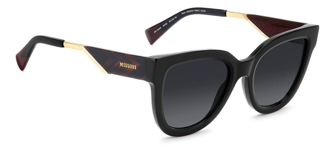 Sonnenbrillen missoni mis 0290/s 807 9o negro square femenino größe 53mm - Detailansicht
