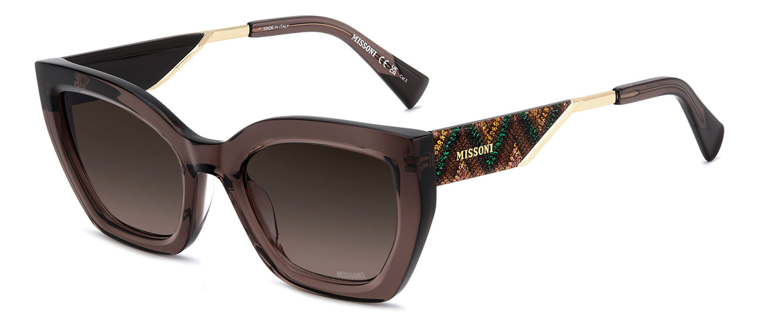 Sonnenbrillen missoni mis 0291/g/s 09q ha marron rectangular femenino größe 53mm - Hauptansicht