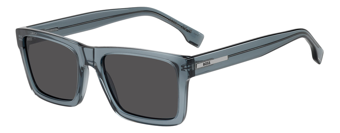 Lunettes de soleil hugo boss boss 1983/s pjp ir azul rectangular masculino taille 56mm - Vue principale