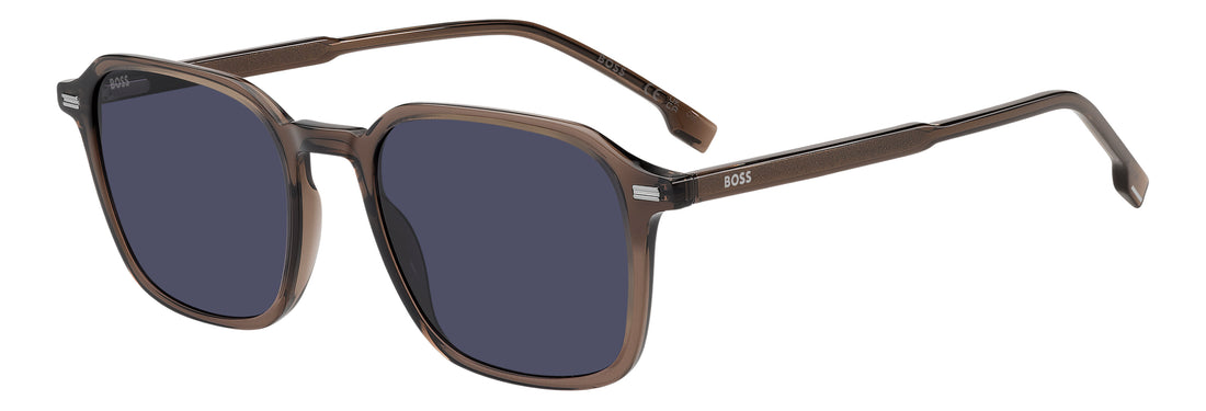 Lunettes de soleil hugo boss boss 2003/s 09q ku marron rectangular masculino taille 53mm - Vue principale