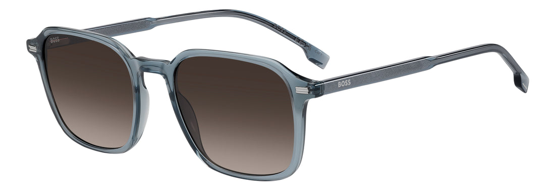Lunettes de soleil hugo boss boss 2003/s pjp ha azul rectangular masculino taille 53mm - Vue principale