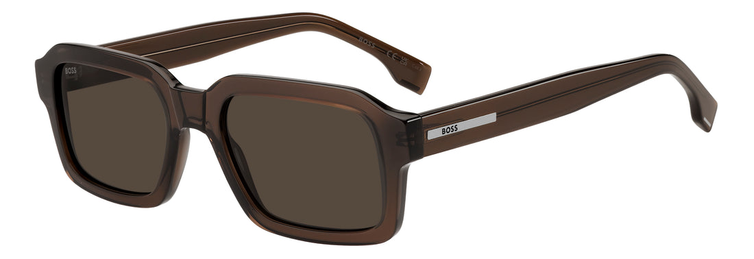 Lunettes de soleil hugo boss boss 1984/s 09q ir marron rectangular masculino taille 54mm - Vue principale