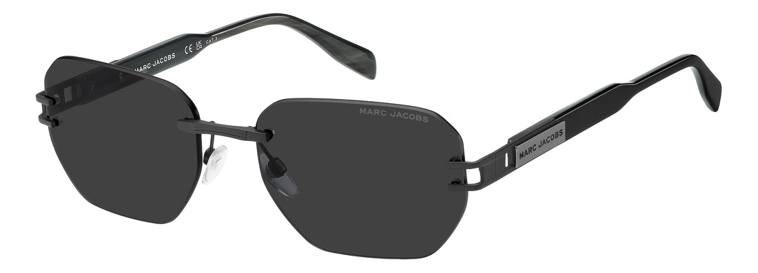 Solglasögon marc jacobs marc 944/s 003 ir negro rectangular masculino storlek 58mm - Huvudvy