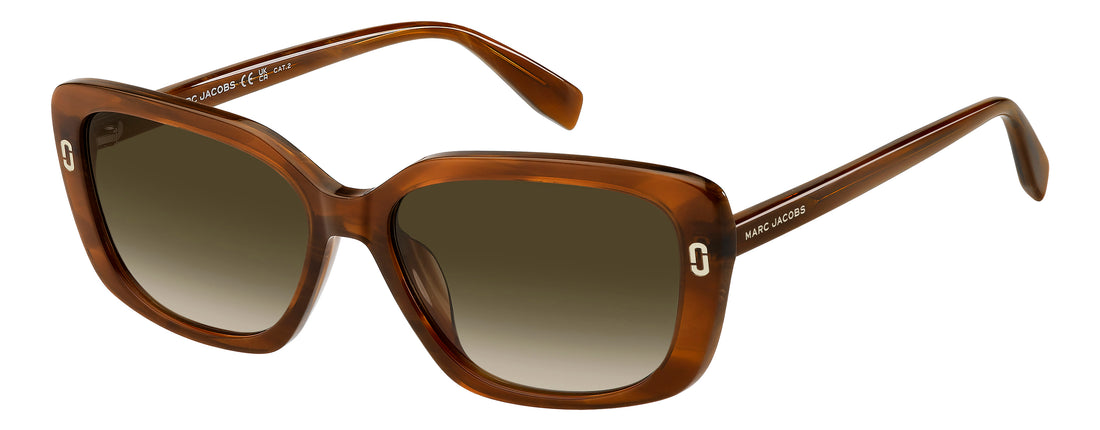 Solglasögon marc jacobs mj 1147/g/s ex4 9k marron rectangular femenino storlek 57mm - Huvudvy