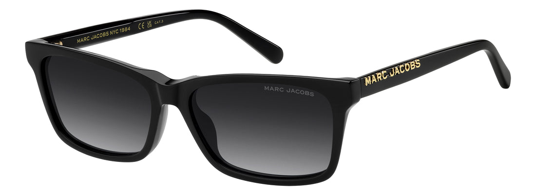 Solglasögon marc jacobs marc 933/s 807 9o negro rectangular femenino storlek 56mm - Huvudvy