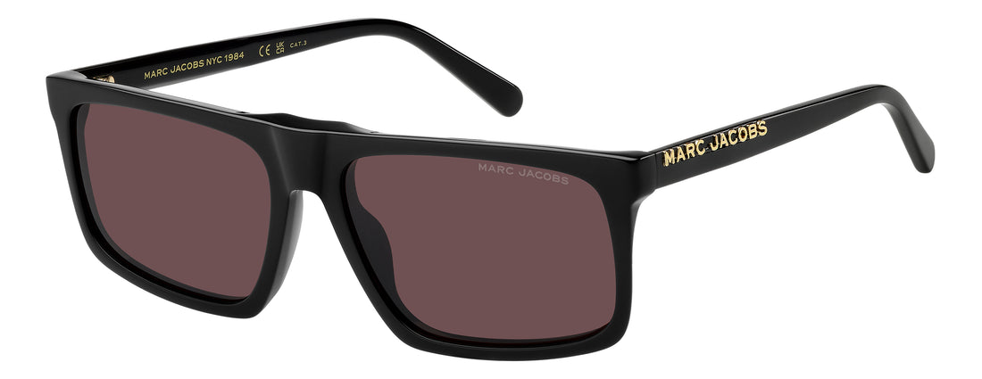 Solglasögon marc jacobs marc 934/s oit 4s negro rectangular femenino storlek 58mm - Huvudvy