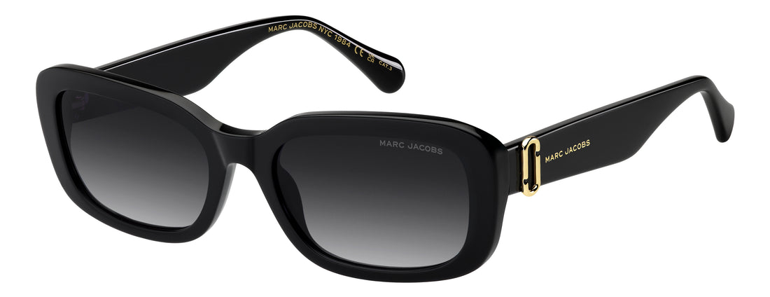 Solglasögon marc jacobs marc 925/s 807 9o negro rectangular femenino storlek 55mm - Huvudvy