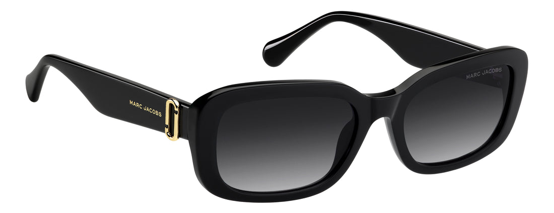 Solglasögon marc jacobs marc 925/s 807 9o negro rectangular femenino storlek 55mm - Detaljvy
