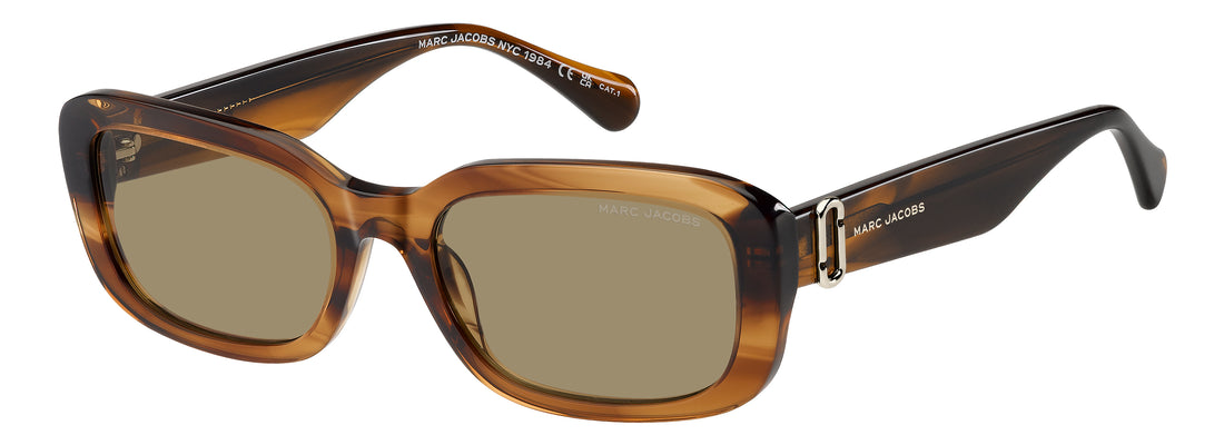 Solglasögon marc jacobs marc 925/s ex4 qt marron rectangular femenino storlek 55mm - Huvudvy