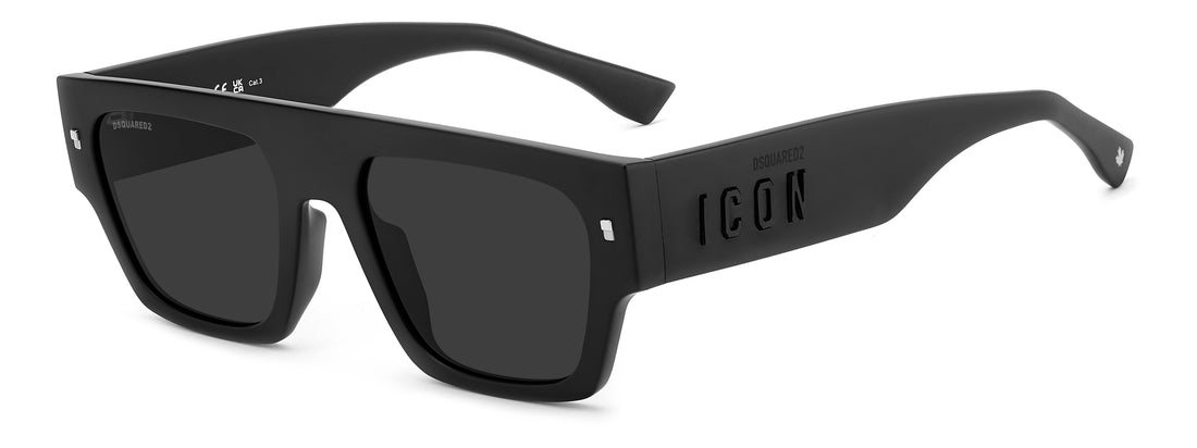 Sonnenbrillen dsquared2 icon 0031/s 003 ir negro rectangular masculino größe 55mm - Hauptansicht