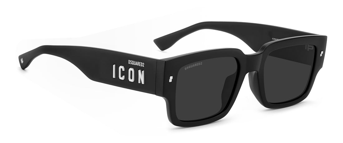 Sonnenbrillen dsquared2 icon 0032/g/s 003 ir negro rectangular masculino größe 53mm - Detailansicht