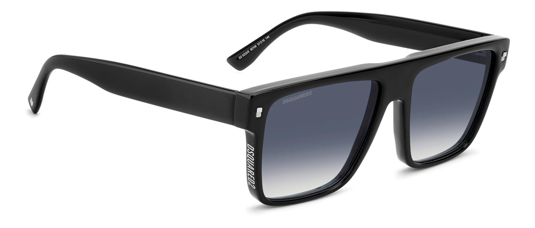 Sonnenbrillen dsquared2 d2 0222/s 807 08 negro rectangular masculino größe 57mm - Detailansicht