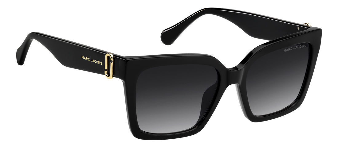 Solglasögon marc jacobs marc 926/g/s 807 9o negro rectangular femenino storlek 55mm - Detaljvy