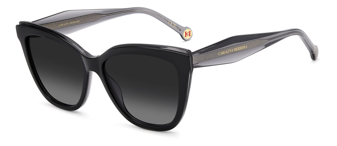 Sonnenbrillen carolina herrera her 0402/s 807 9o negro rectangular femenino größe 56mm - Hauptansicht