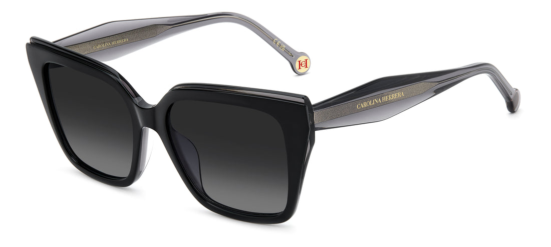 Sonnenbrillen carolina herrera her 0403/g/s 807 9o negro square femenino größe 54mm - Hauptansicht