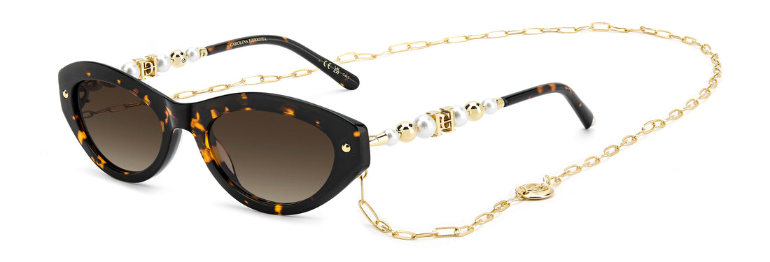 Sonnenbrillen carolina herrera her 0406/s 086 ha havana cat eye femenino größe 52mm - Hauptansicht