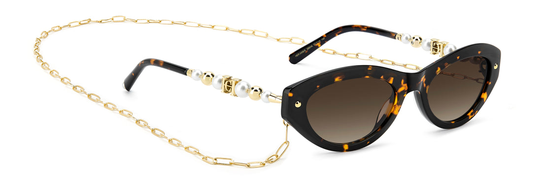 Sonnenbrillen carolina herrera her 0406/s 086 ha havana cat eye femenino größe 52mm - Detailansicht