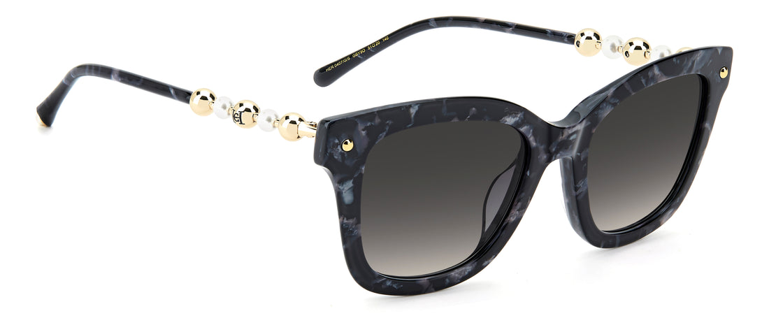 Sonnenbrillen carolina herrera her 0407/g/s gby 9o negro rectangular femenino größe 51mm - Detailansicht