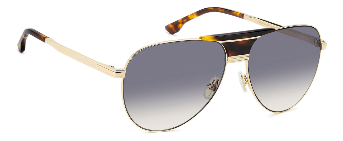Sonnenbrillen victoria beckham vb 7016/s 06j 08 dorado pilot femenino größe 60mm - Detailansicht