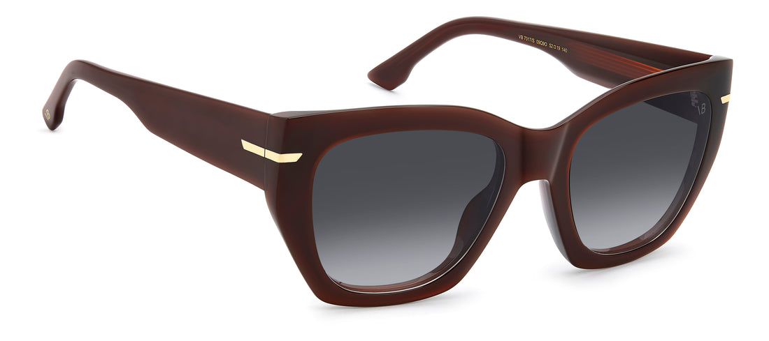 Sonnenbrillen victoria beckham vb 7017/s 09q 9o marron rectangular femenino größe 52mm - Detailansicht