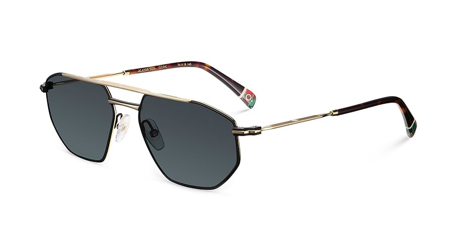Óculos de sol etnia barcelona alaior sun gdbk dorado navigator unisex tamanho 56mm - Vista principal